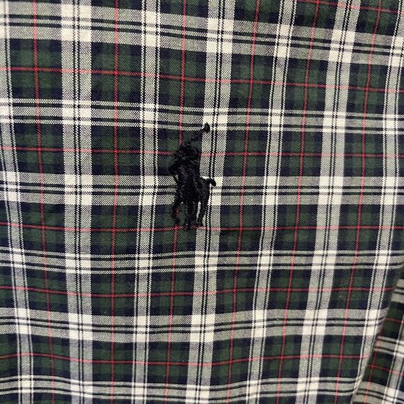 Polo Ralph Lauren Long Sleeve Button Down Shirt Boys Large (14-16) Plaid - Picture 4 of 7